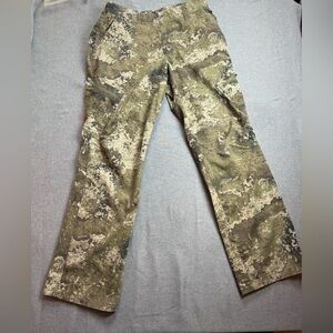 She Outdoor Camo Pants with Side Zipper Pockets Size Large